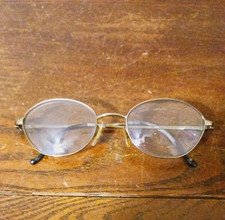 Gucci Vintage GG 2461 3XG Gold Oval Eyeglasses Frames 52019 9.5 CC Italy