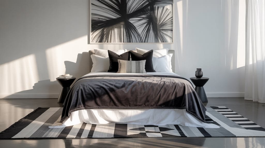 monochrome serenity through texture