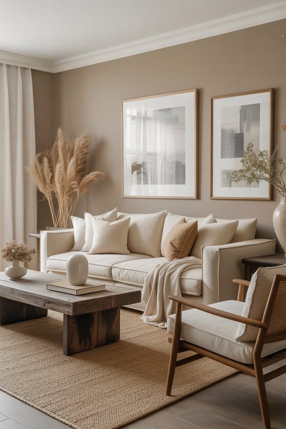 neutral colors create tranquility