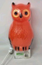 NEW SEALED 1980s 2001 UNION PRODUCTS OWL HALLOWEEN BLOW MOLD 14"-inch OLD STOCK