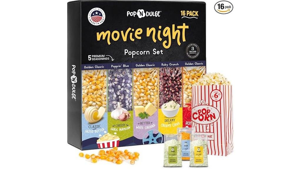 popcorn movie night supplies