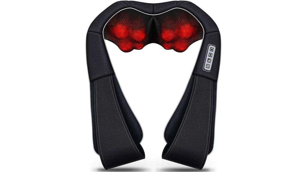 shiatsu neck massager with heat
