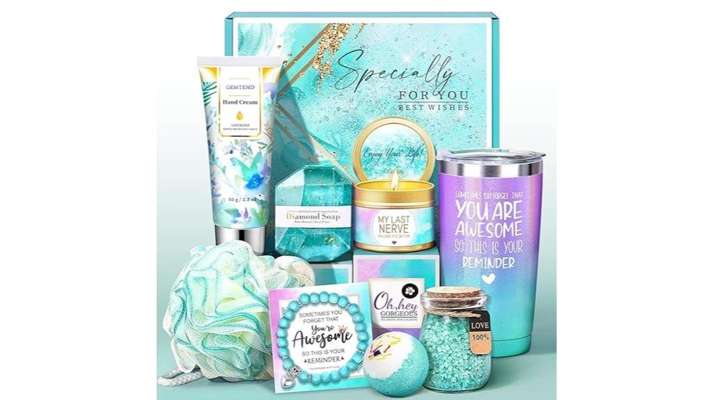 spa gift basket for women