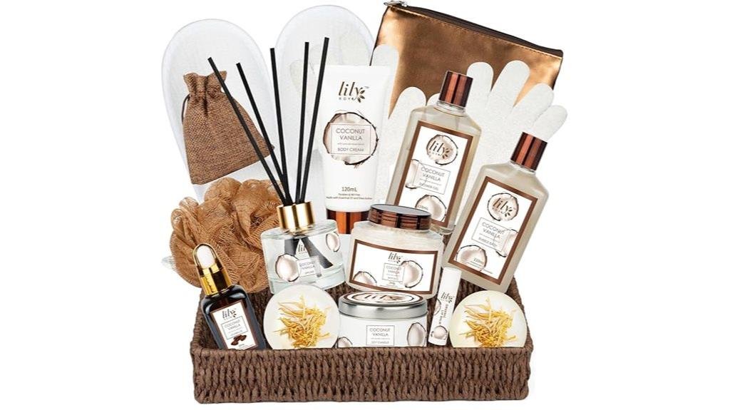 spa gift basket set