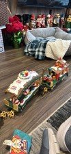 The HOLIDAY EXPRESS Animated Christmas Train Set READ UNTESTED