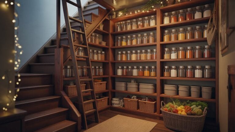 understairs pantry organization tips