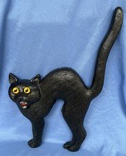 Vintage Halloween BLACK CAT Don Featherstone BLOW MOLD BY Union Products Inc.