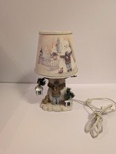 Vintage Snowman Lamp