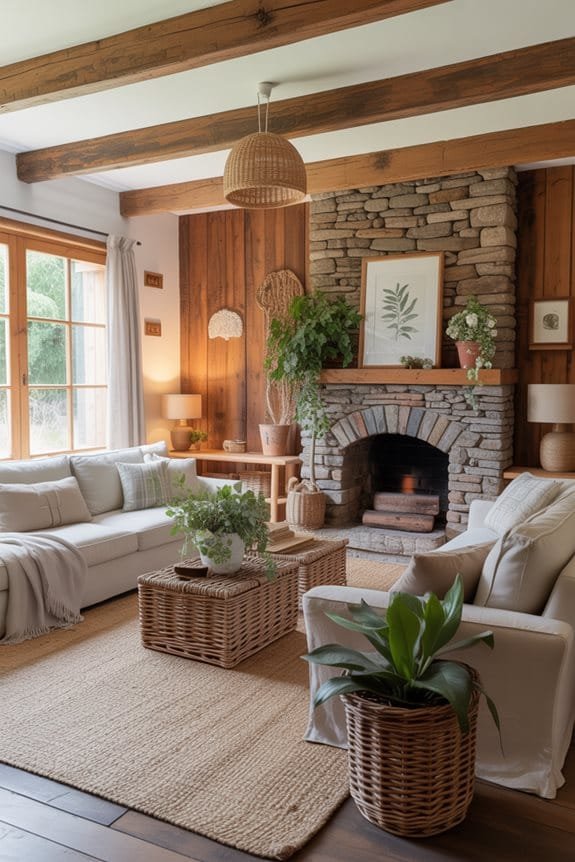 warmth of natural materials