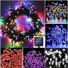 100 LED Solar Powered Fairy Lights