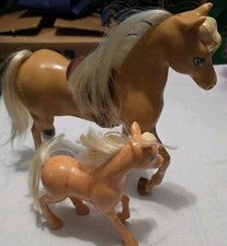 Barbie Horses Horse + Brown Pony