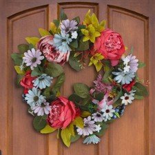 Beautiful Multicolor Artificial Flower Wreath