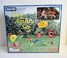 BREYER Dog Agility Play Set Shetland Sheepdog Laddie Vintage Y2K No. 1504