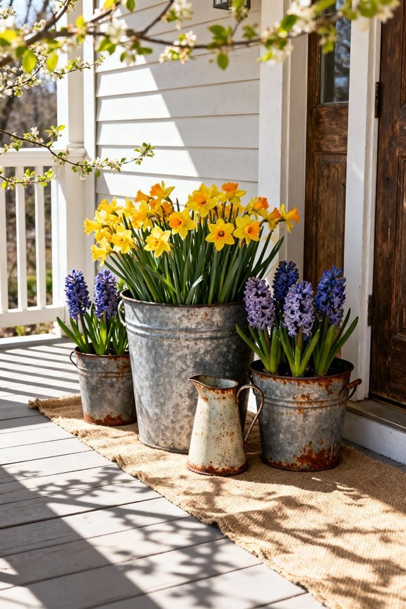 charming vintage garden accents