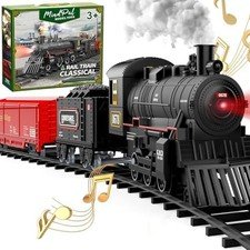 Christmas Train Set Toys for Kids, Toy Train Track Locomotive Engine XT-12