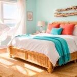 coastal themed bedroom inspiration