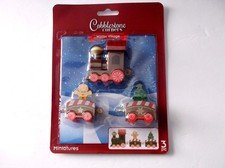 Cobblestone Corners Christmas Winter Village Set Miniature Train Set