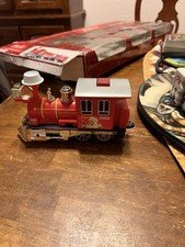 Coca-Cola Holiday Train Set Lighted Locomotive Cars Track Christmas Decor
