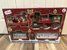 DISNEY Mickey Mouse Holiday Express Deluxe Edition 49-pc Train Set w/Remote NEW