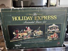 Holiday Express Animated Christmas Train Set #380 Vtg 1996 As Seen In Baby Eins
