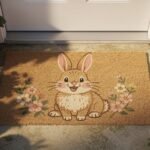 impressive bunny rabbit doormats