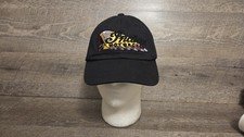 Indian Motorcycle Black Embroidered Baseball Cap Hat Adjustable