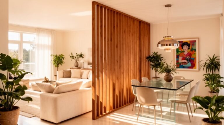 living room divider ideas