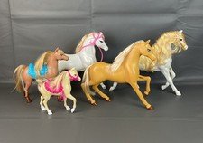 Lot of 5 Barbie Horses Of All Sizes