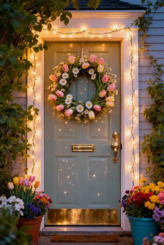 magical outdoor evening ambiance