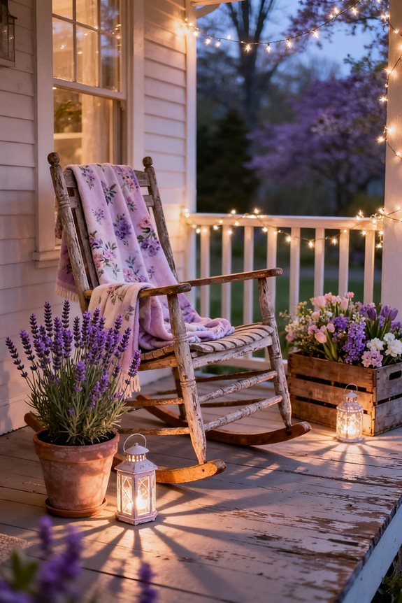magical porch evening lighting