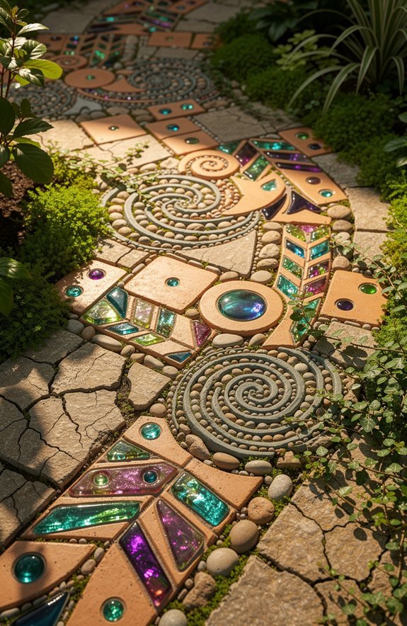 mosaic garden design patterns