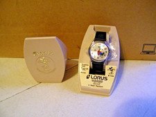 NEW LORUS BACKWARD GOOFY WATCH BY DYSNEY WITH INSTRUCTIONS, BATTERY & BOX