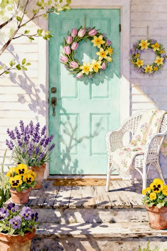pastel door painting tips