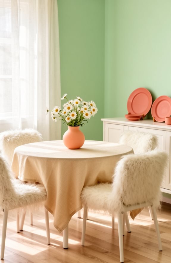 pastel green color harmony