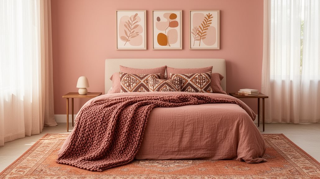 patterns enhance bedroom style