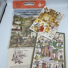 Richard Sellmer Stuttgart-Rohr Advent Calendar West Germany Vtg NOS - Lot of 3