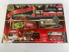 SANTA EXPRESS Train Set Christmas EZTEC 53 Piece Open box from 2017 #60985