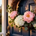 spring door wreaths selection