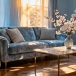 spring pastel blue decor
