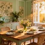 spring pastel green decor