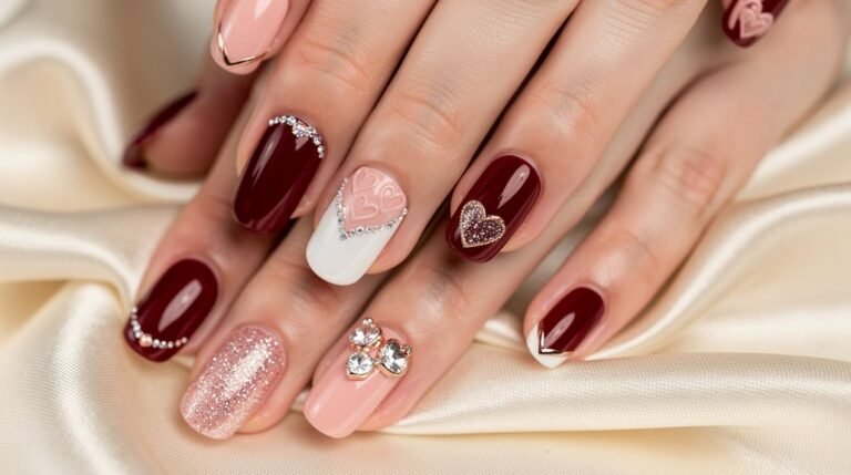 valentine s day nail designs