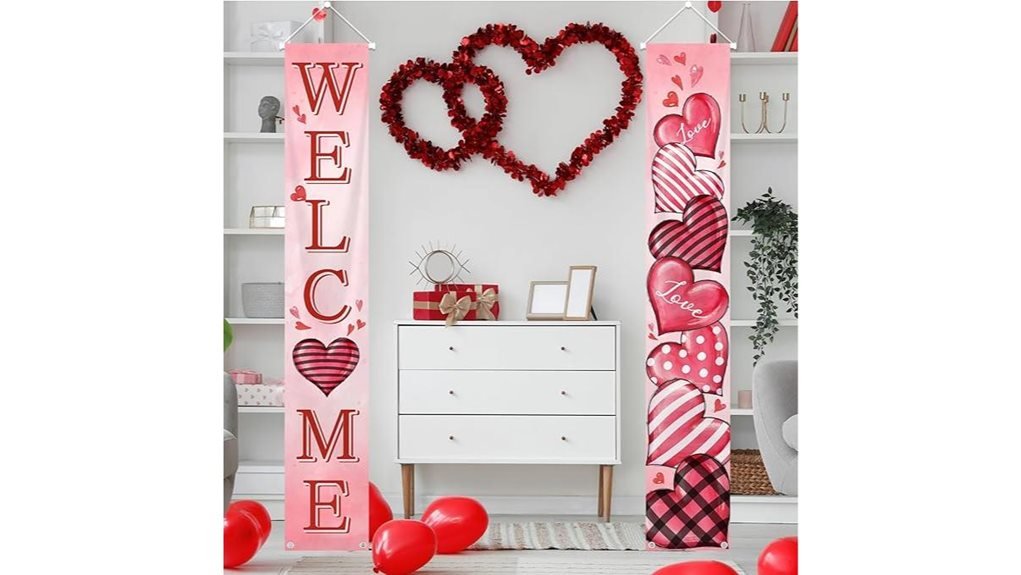 valentine s day porch banner