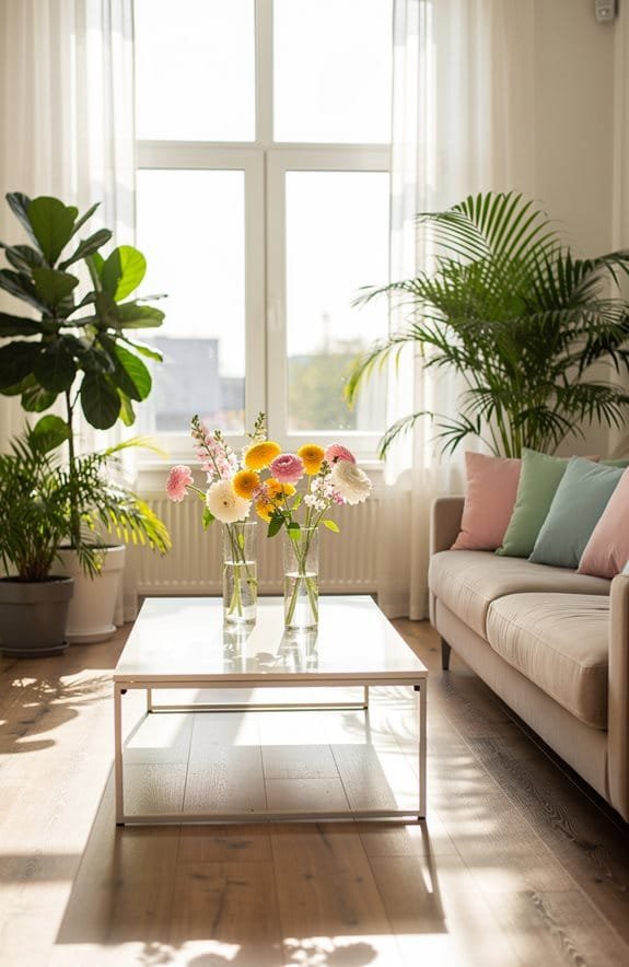 vibrant floral home transformation