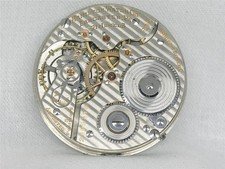 VINTAGE 16S HAMILTON 992 21 JEWEL RAILROAD POCKET WATCH MOV'T & DIAL, RUNNING!