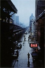 Vintage 1940s NYC Street Scene Poster - 24x36” - Hi-Res Print - 200 GSM
