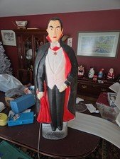 Vintage BELA LUGOSI DRACULA Blow Mold Don Featherstone 1998 Halloween Yard Decor