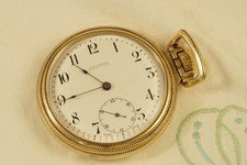 Vintage Omega early 1900' Pocket watch w/ Jaccard's Kansas City, 10k gold fill