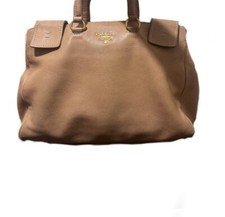 Vintage PRADA Milano DAL 1913 beige bag leather