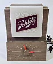 Vintage Schlitz Beer Double Sided Lighted Clock