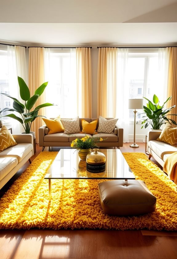 warm cheerful living atmosphere